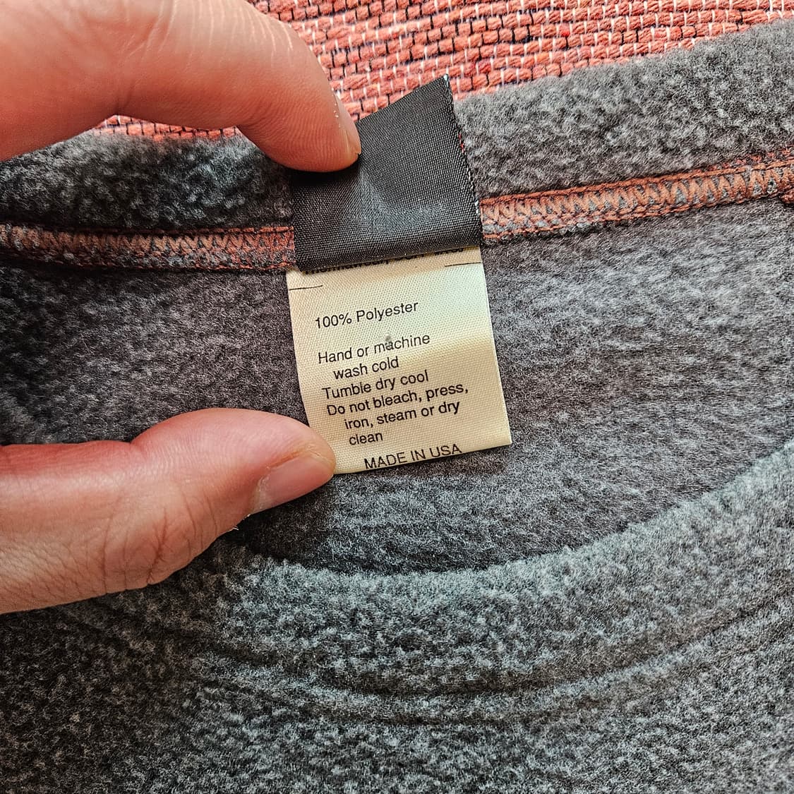 90s 몽벨 플리스 풀오버 made in USA 상품이미지3