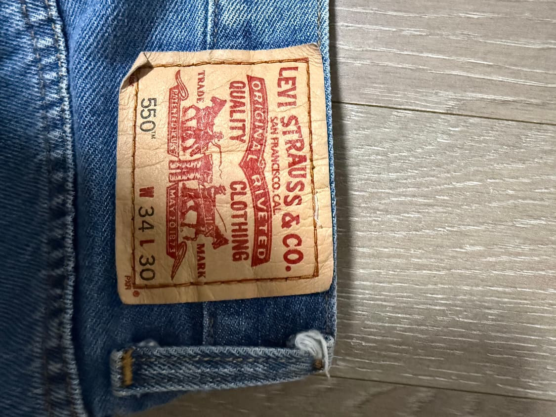 리바이스 00년도 빈티지 550 34 상품이미지4