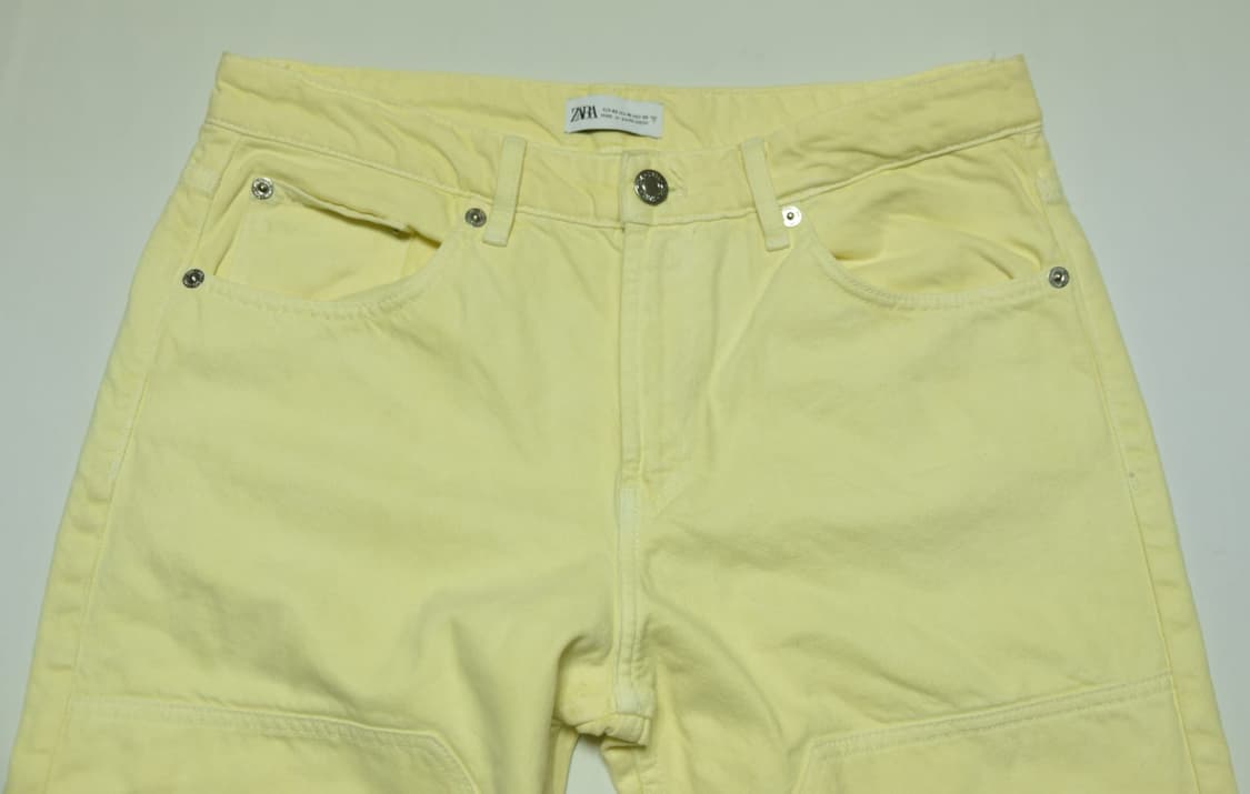 자라(ZARA) 남성 옐로우 팬츠 32사이즈 상품이미지4