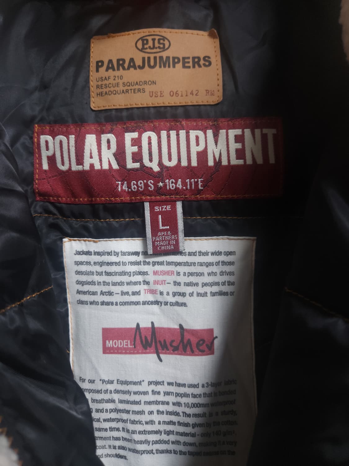 파라점퍼스 패딩점퍼, L 상품이미지3