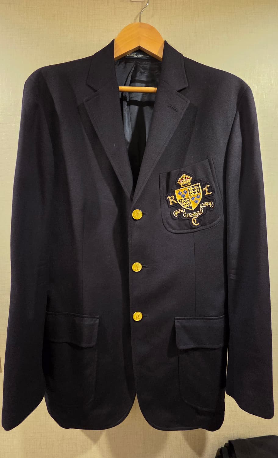 폴로랄프로렌 이태리 도스킨 울100% 블레이저 자켓 상품이미지1