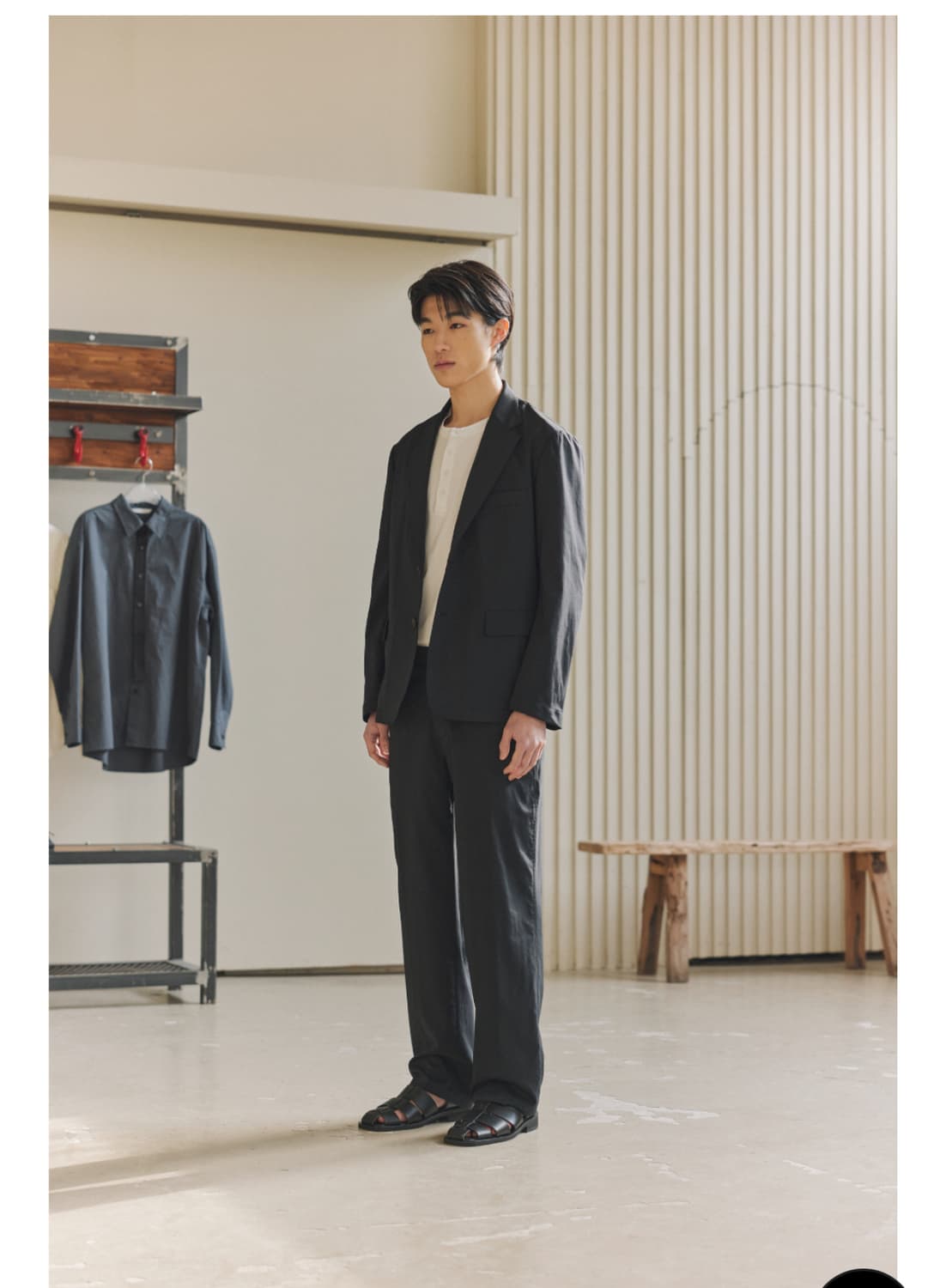 (세트) 넌블랭크 코튼 컴포트 셋업 다크그레이 XL 새상품 상품이미지10