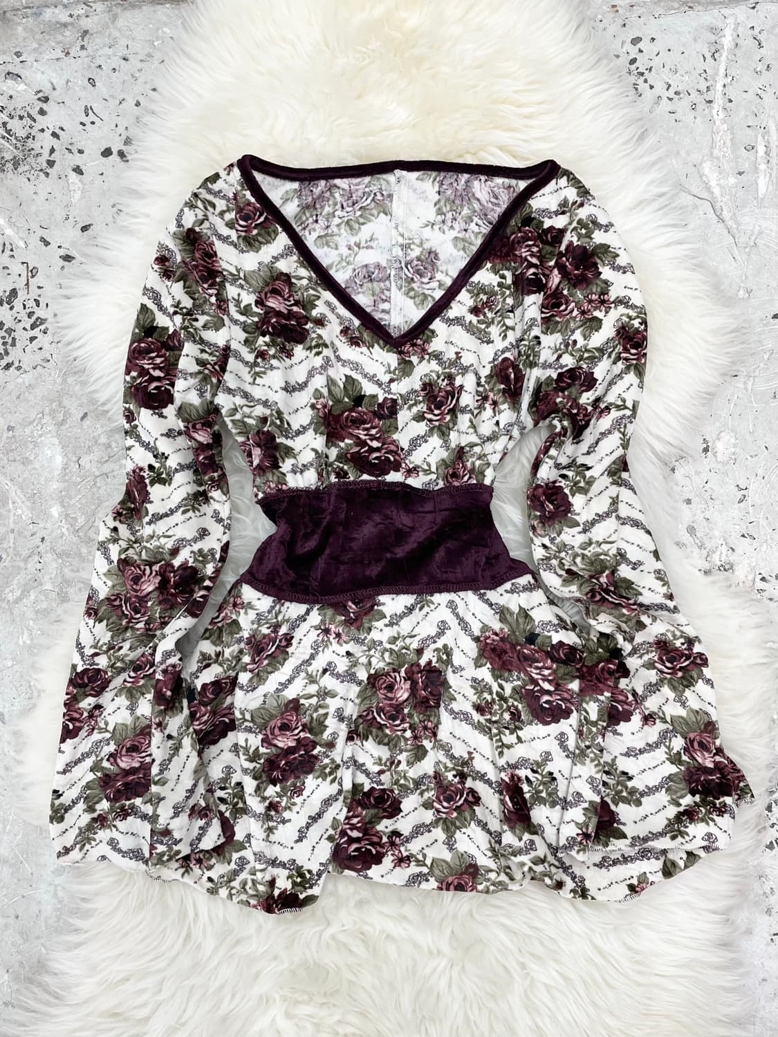 로즈 벨벳 탑 상품이미지1