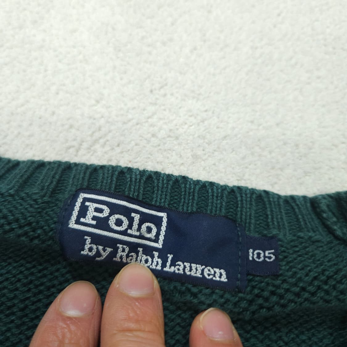 90s 폴로 랄프 로렌 코튼 니트 105 상품이미지5