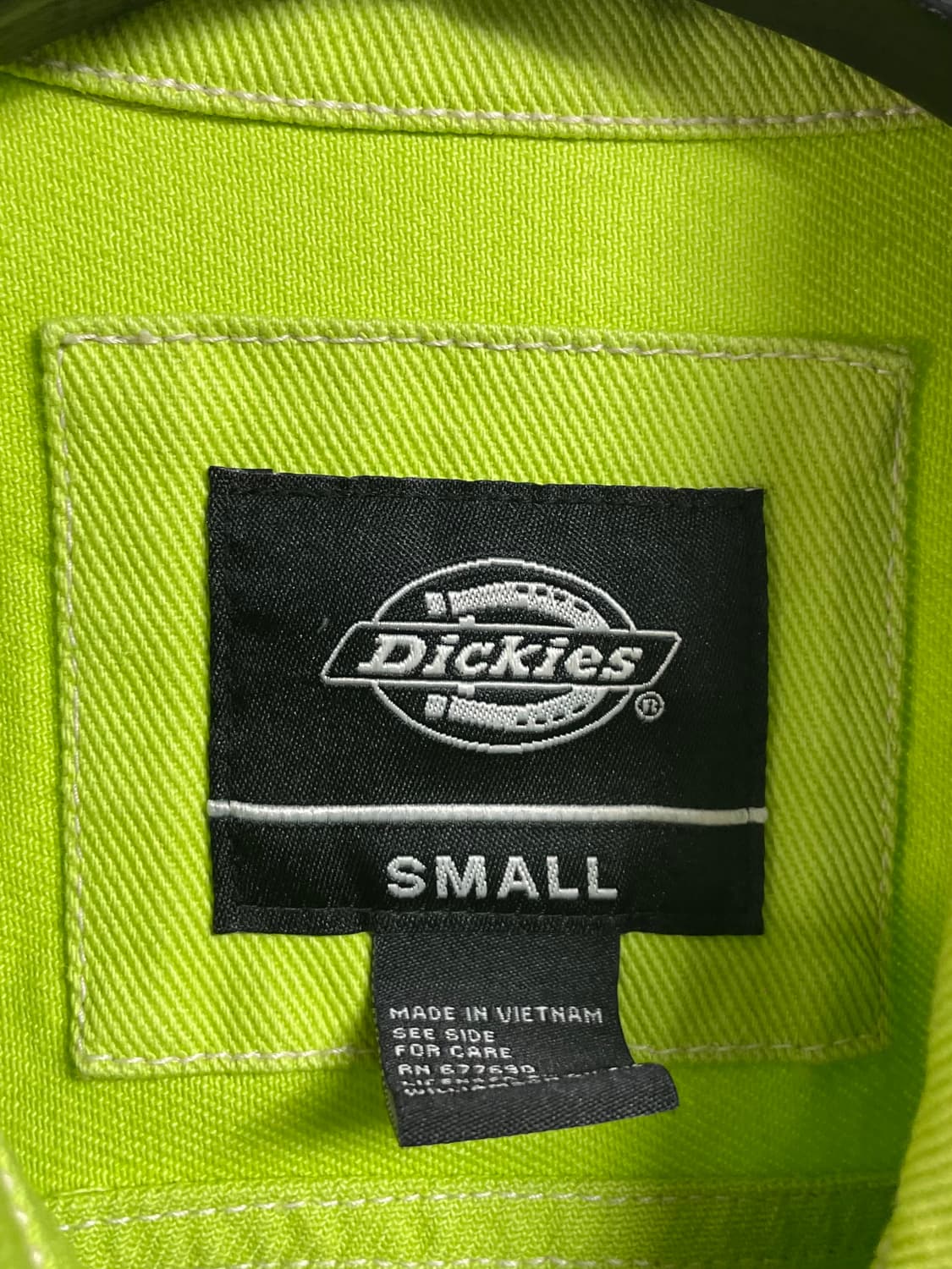 디키즈 형광 2세대 트러커 면자켓 (on.480) 상품이미지5