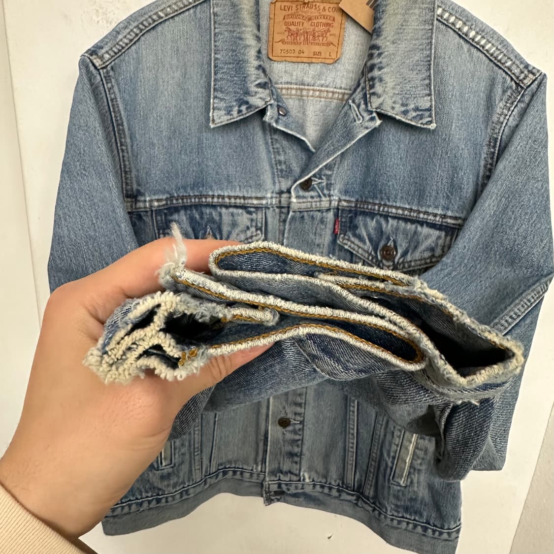 90‘s 리바이스 3rd Type 데님자켓 상품이미지4