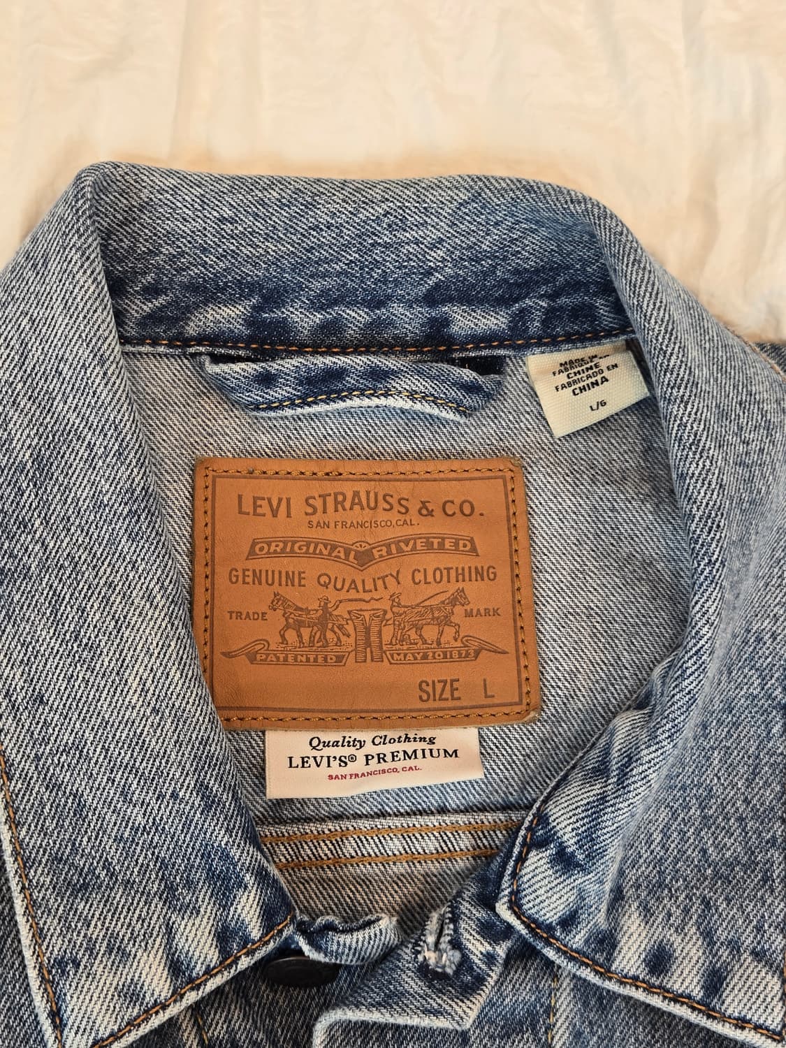 리바이스 청자켓 상태 좋음 상품이미지4