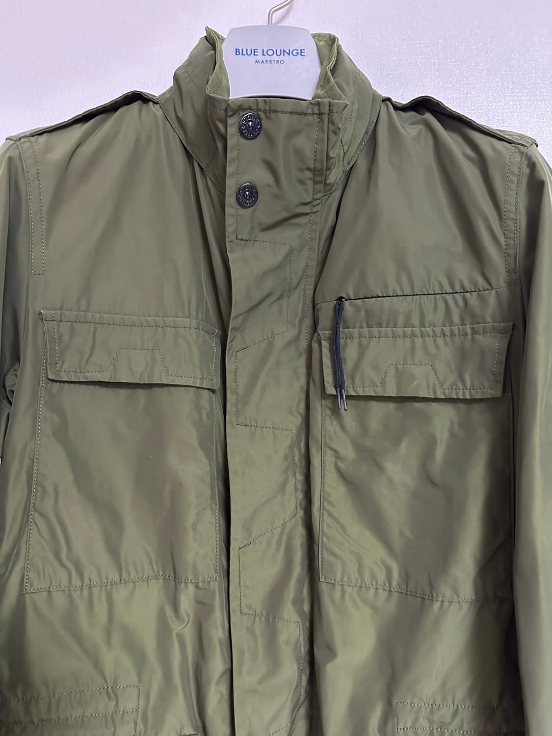 [S size] 스톤아일랜드 마이크로랩스 필드 바람막이 상품이미지4