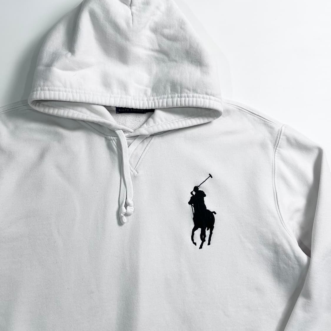 폴로 랄프로렌 화이트 빅포니 후드티   상품이미지3