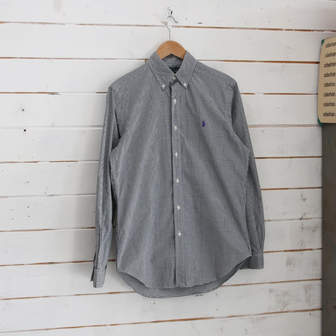 (착용컷) 폴로 랄프로렌 체크 셔츠 (남성용 98-100) 상품이미지2