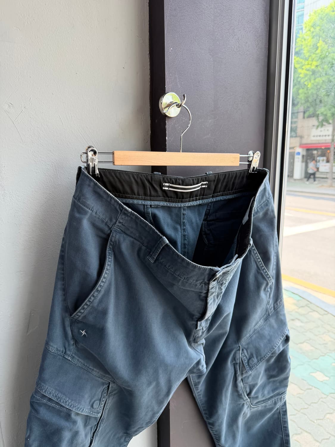 33~34/ 스톤아일랜드 십자자수 워싱 카고팬츠 상품이미지6