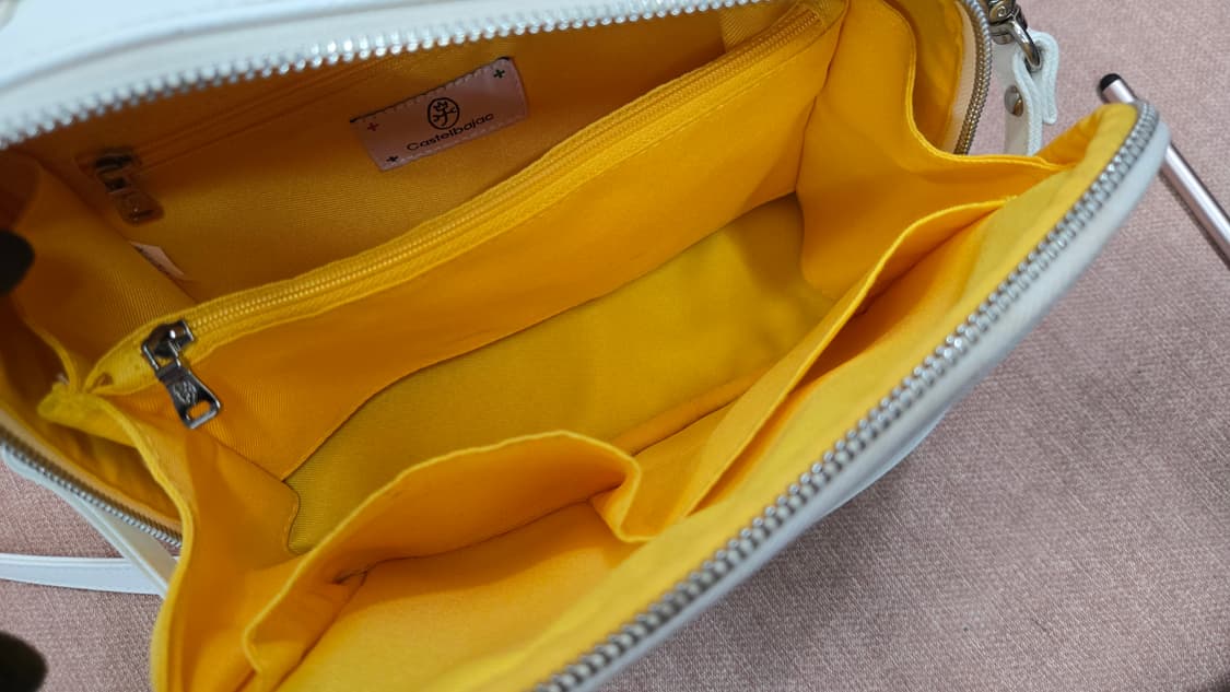 카스텔바작 화이트 스티커 미니 크로스백 상품이미지7