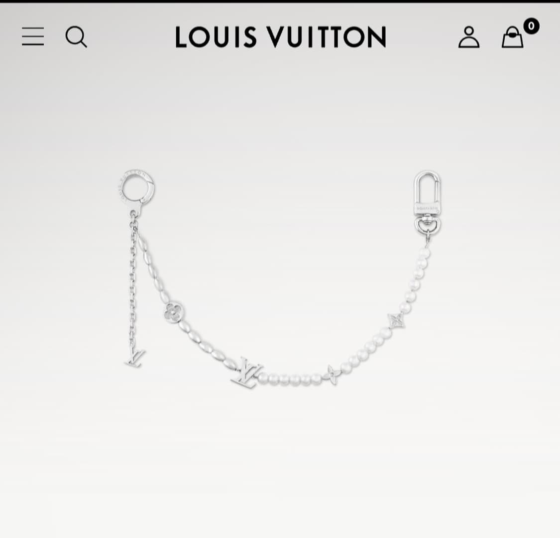 루이비통 펄 벨트체인 겸 백참 (새상품) 상품이미지1