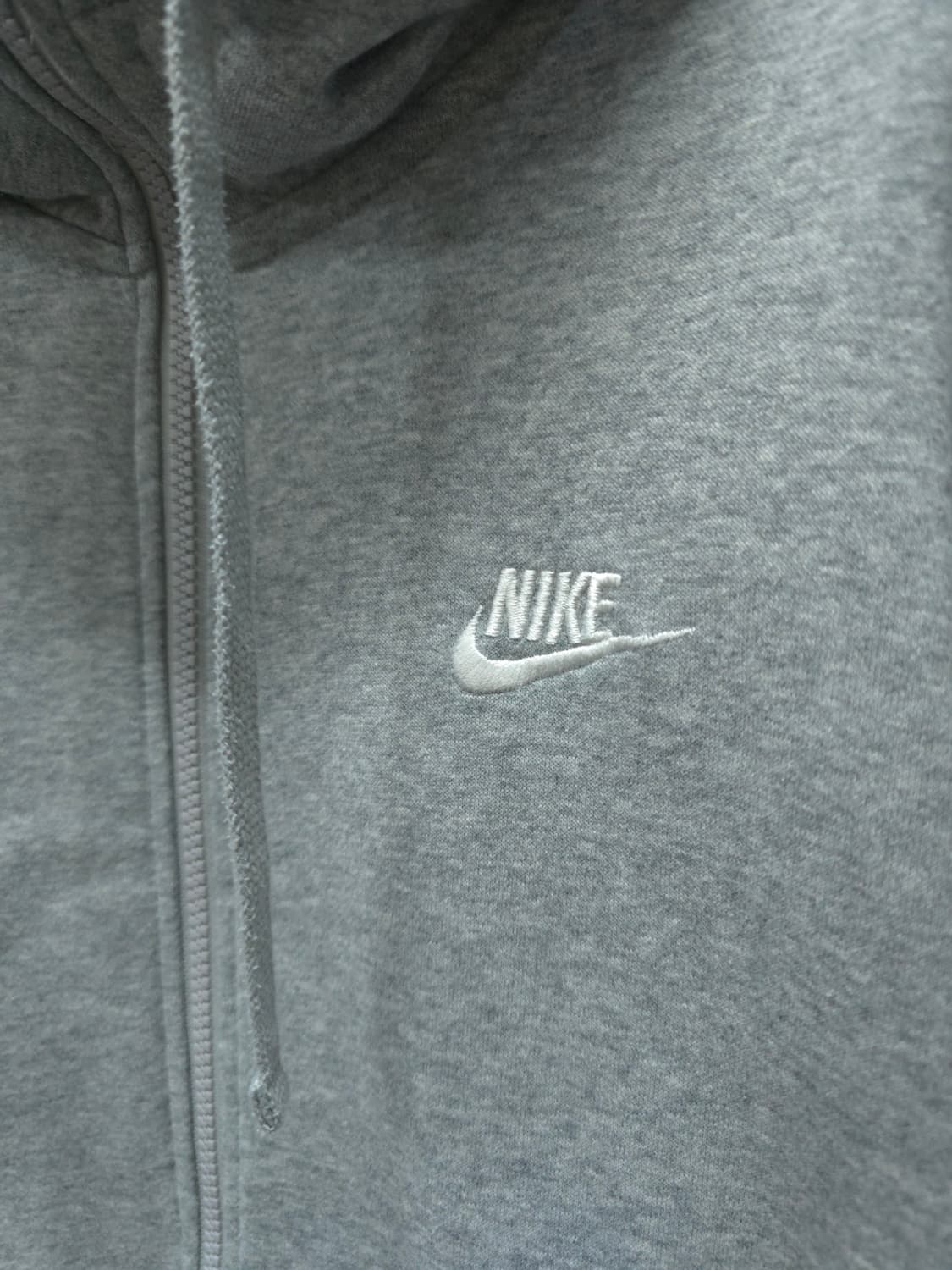 나이키 남성 그레이 풀집업 후디 상품이미지4