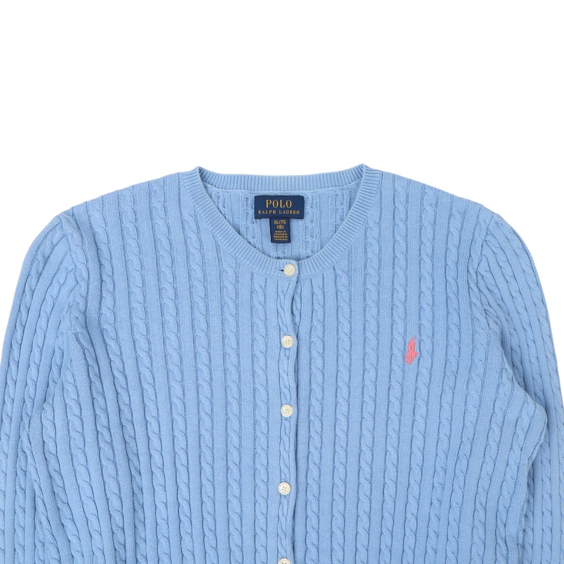 폴로 랄프로렌 라이트 블루 케이블 니트 가디건 상품이미지2