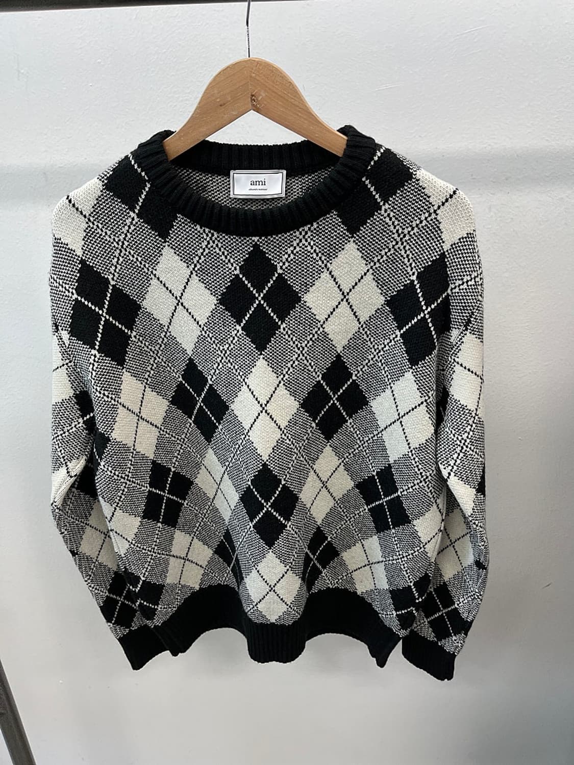 105) 아미 컬렉션 아가일니트 상품이미지4