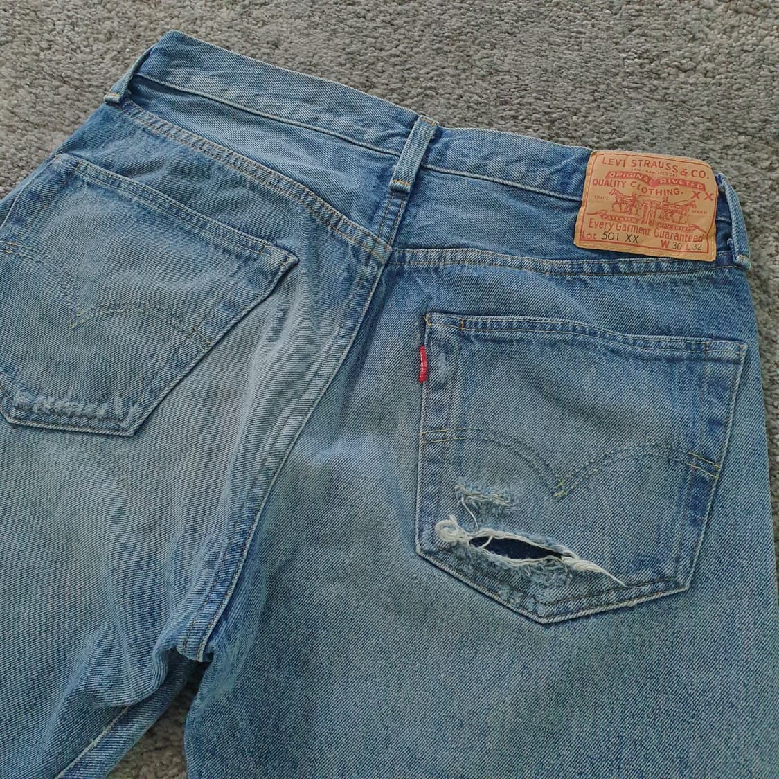 LEVI'S 501 디스트로이드 데님 팬츠 상품이미지7
