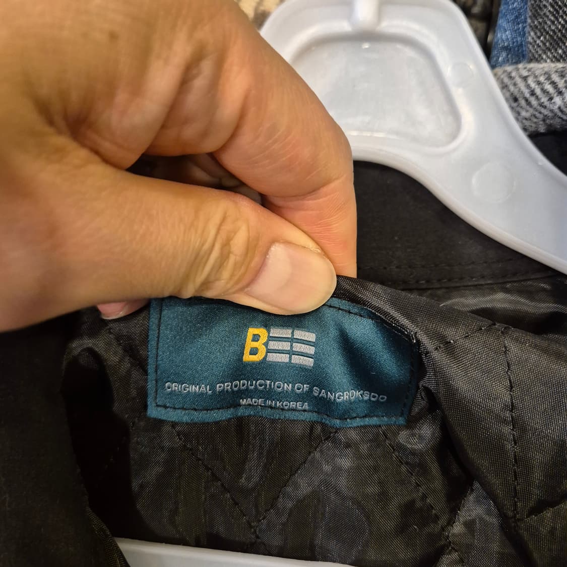 FREE(착샷잇음 ) 체스체크 오버핏 셔츠자켓  상품이미지5