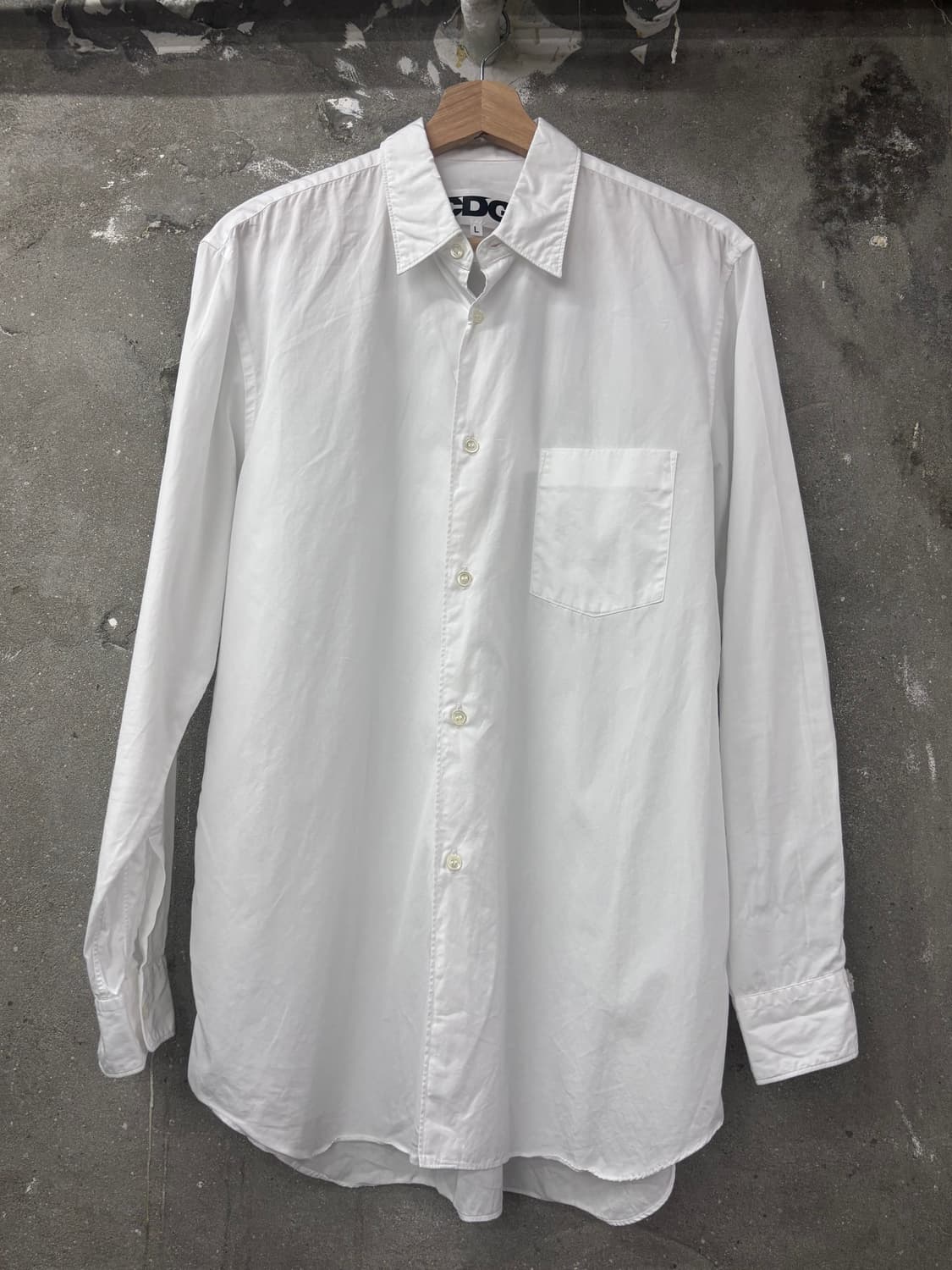 CommedesGarcons 꼼데가르송 1986 아카이브 백로고 셔츠 상품이미지2
