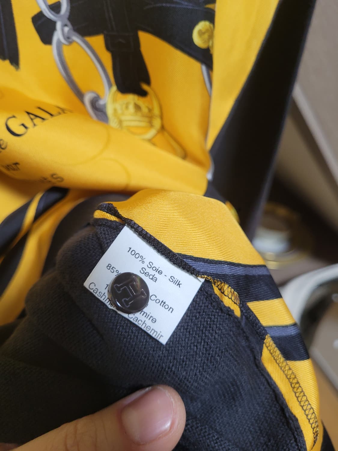 정품 에르메스 실크 캐시미어 니트 상품이미지7