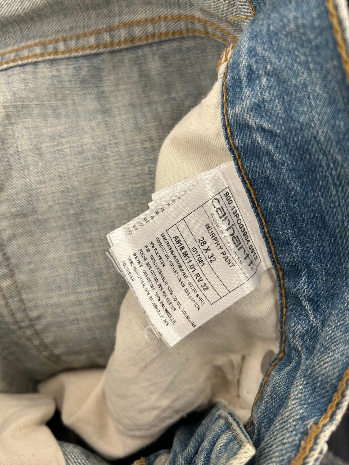 칼하트 WIP 머피 팬츠 28사이즈 상품이미지3