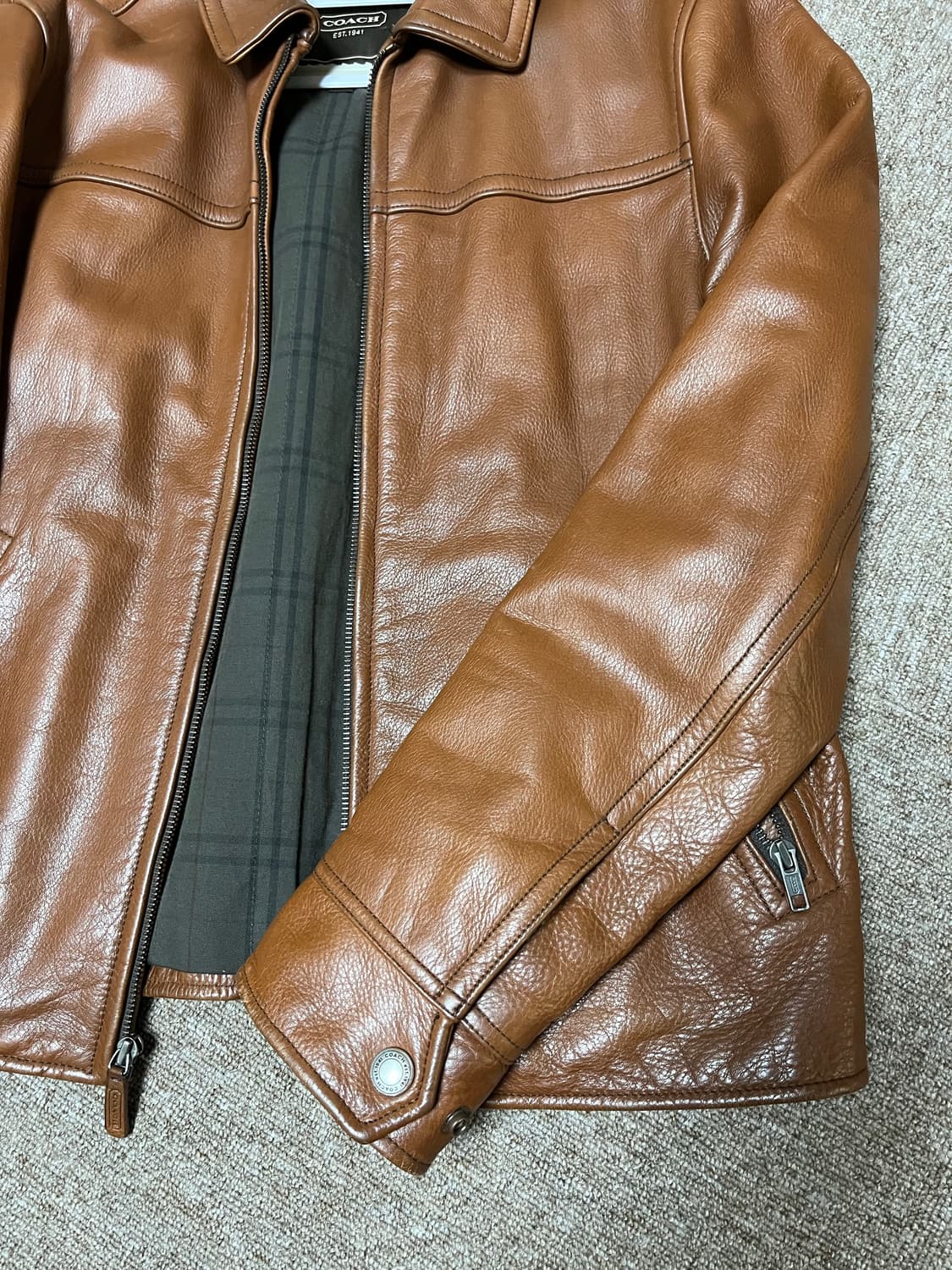 Coach leather JK 상품이미지3