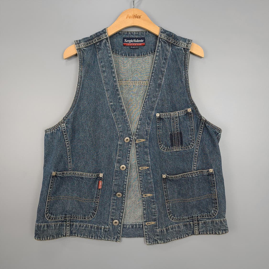 세르지오 발렌테 Sergio Valente 데님 워크 베스트 95 상품이미지1