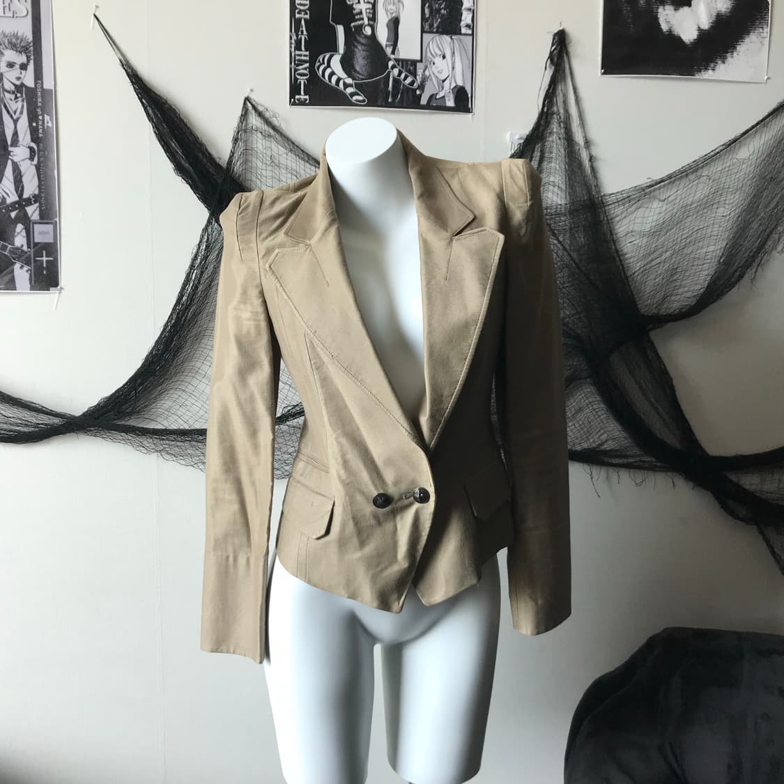 Basic cotton beige jacket  상품이미지1