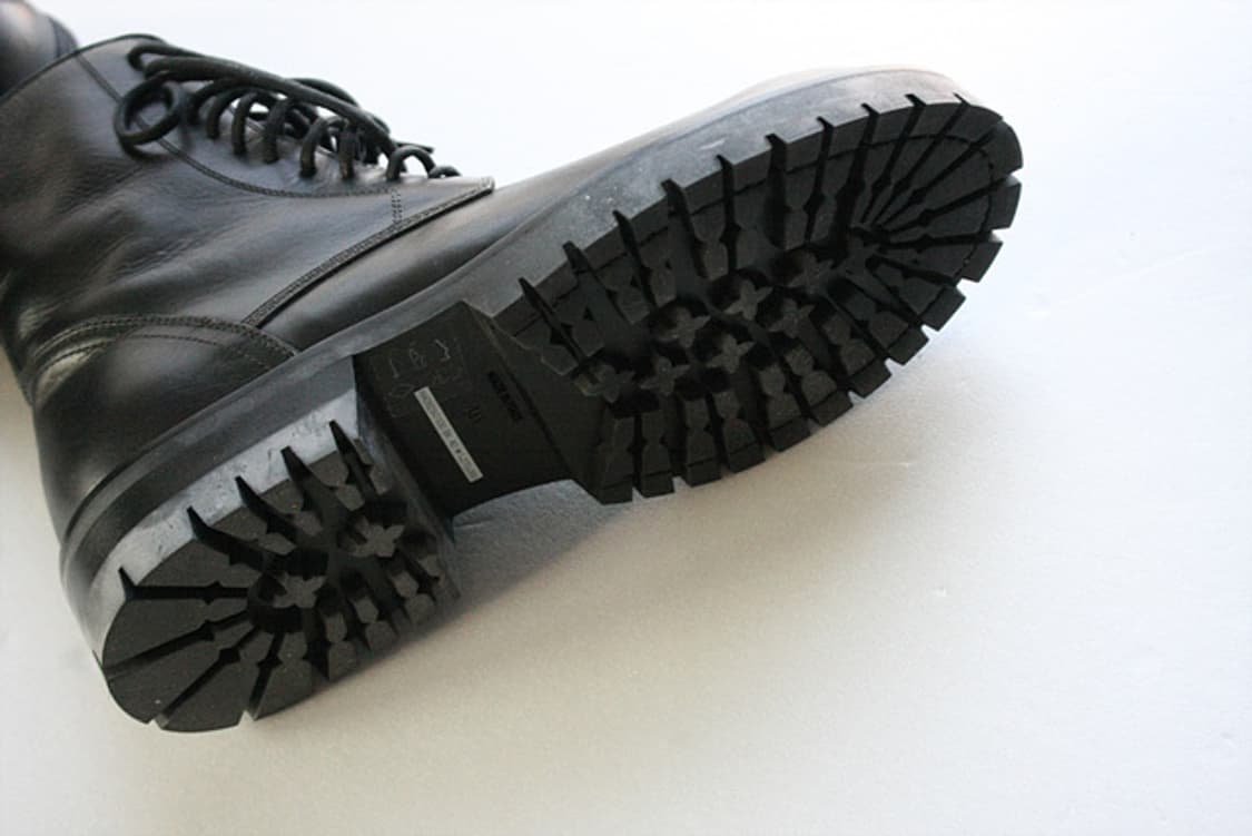 ANN DEMEULMEESTER 블랙 가죽 워커 부츠 새제품 상품이미지7