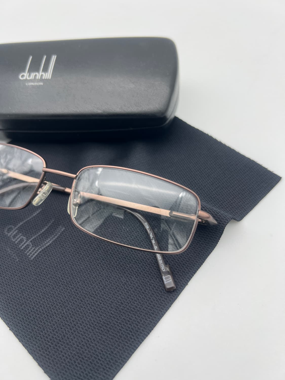 던힐 dunhill 직사각 메탈테 안경 DU06404 상품이미지2