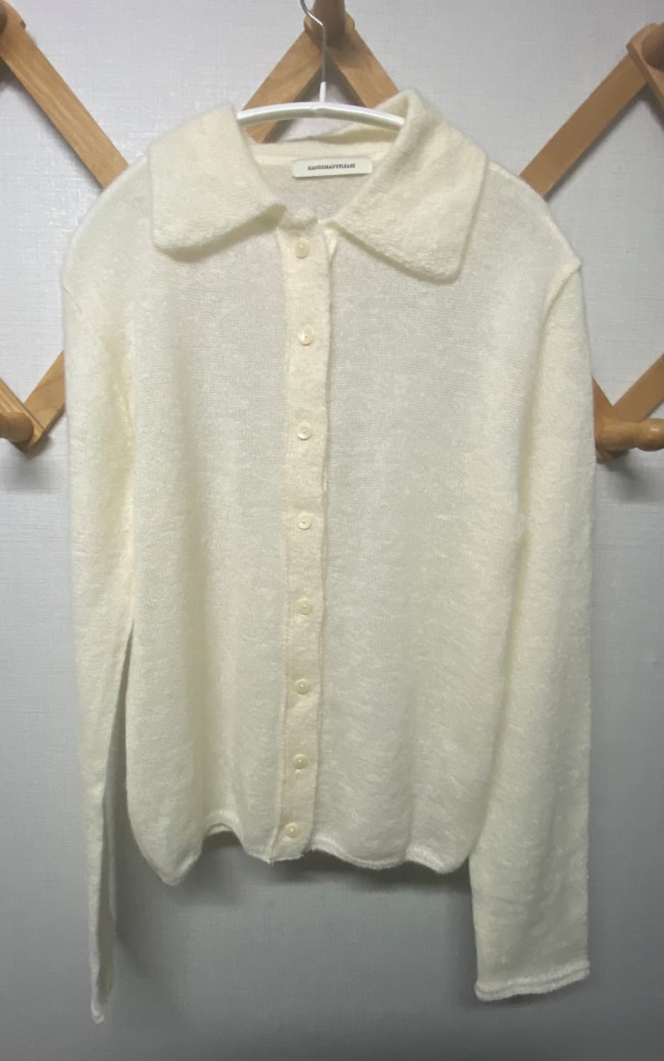 망고매니플리즈 카라 니트 가디건 상품이미지5