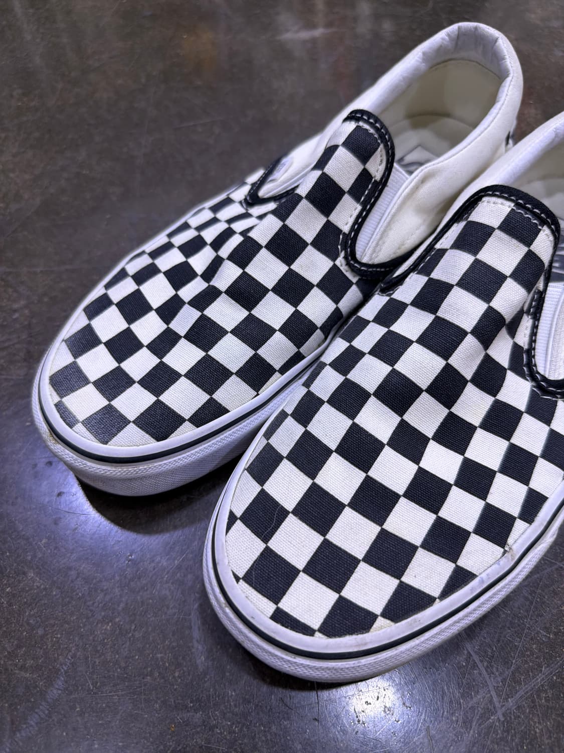 반스 체커보드 슬립온 스니커즈 265 상품이미지3