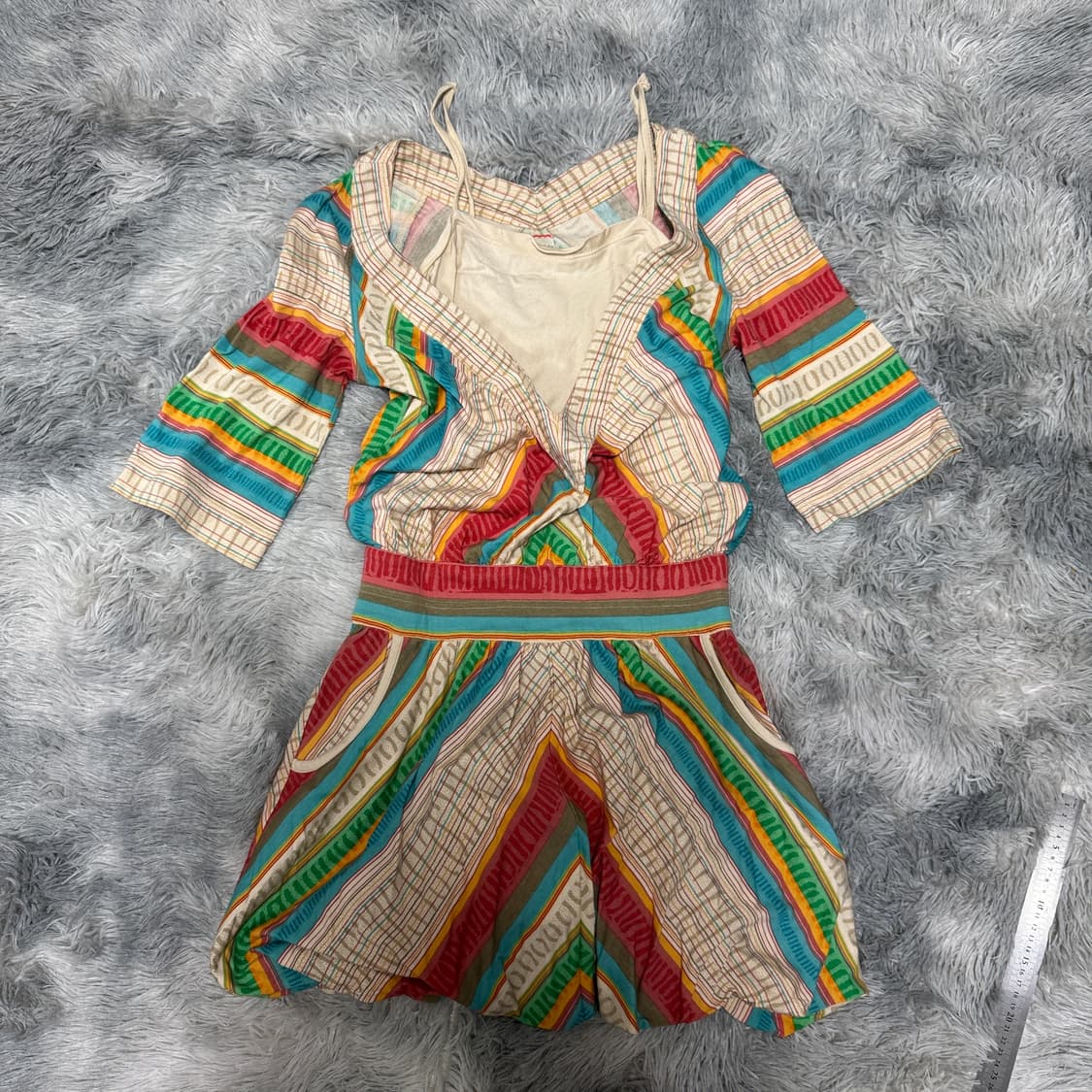 디젤  비스코스 에스닉 원피스 여성 XS사이즈 백화점택  상품이미지3