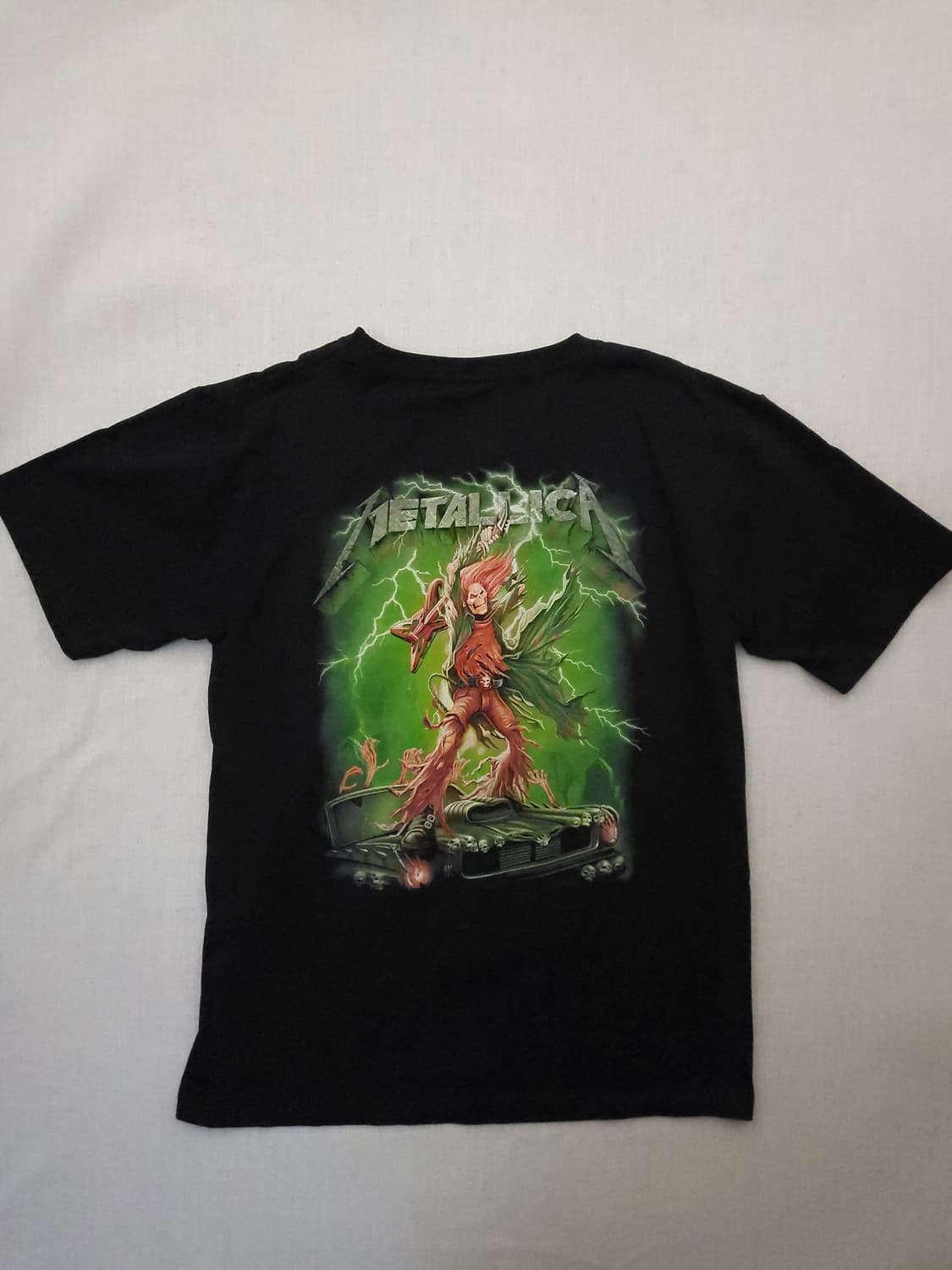 락볼루션 메탈리카  반팔 티셔츠 블랙 XL 상품이미지6