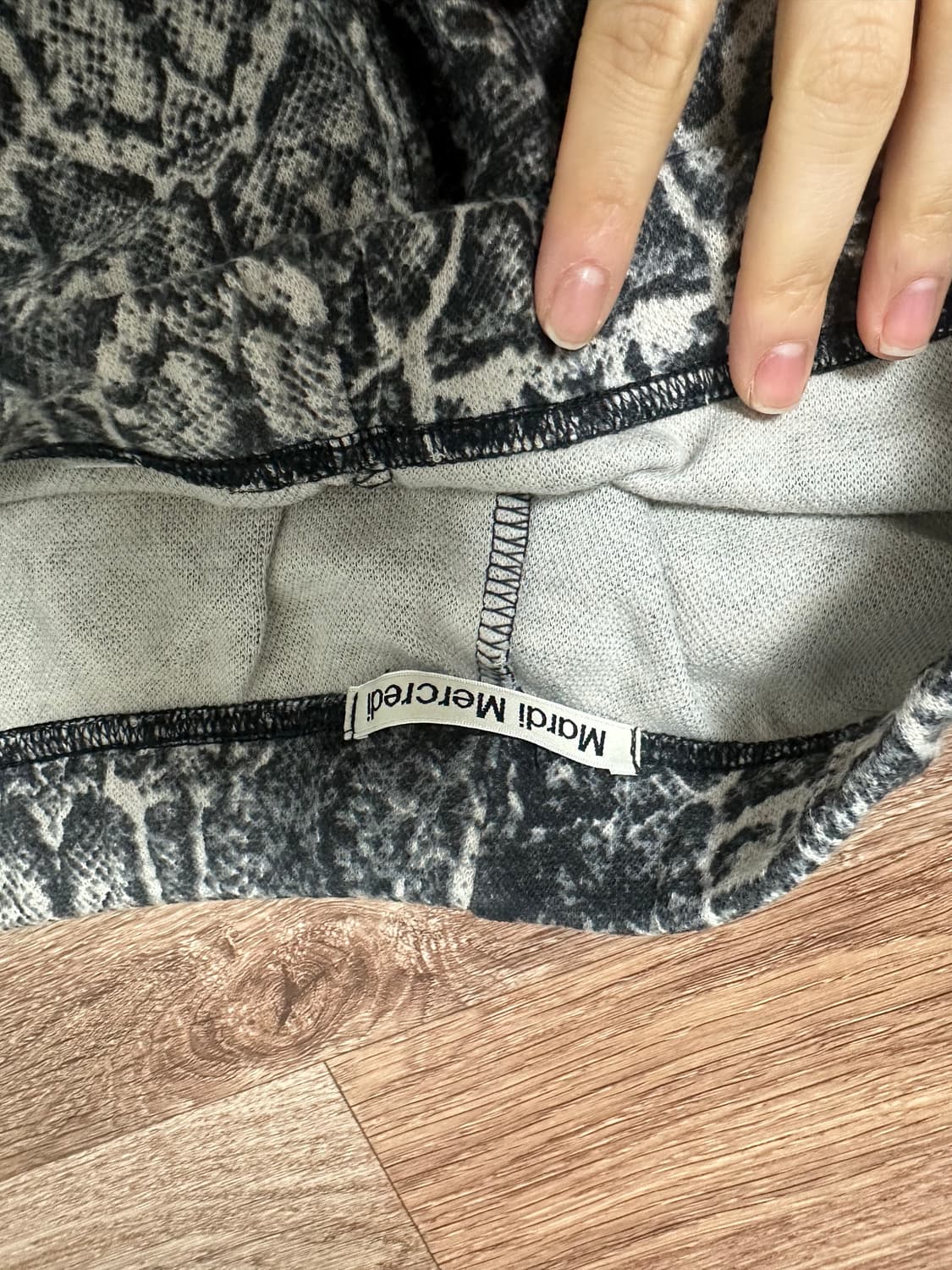 마르디메크르디 스네이크 팬츠 상품이미지1