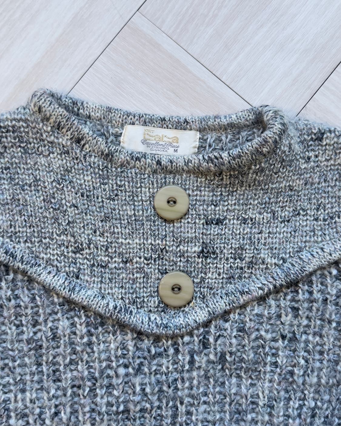 [Vintage] Botton Wool Knit 상품이미지3