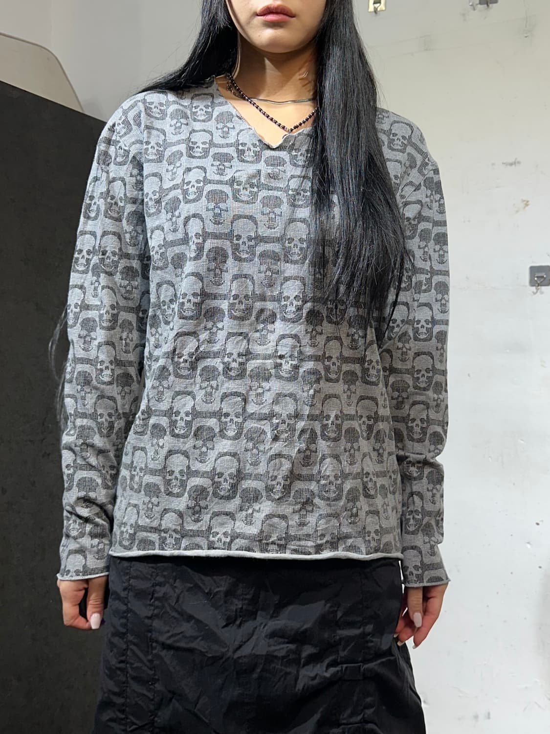 루시안 펠라 피넷 아카이브 해골 패턴 슬리브 XL 상품이미지4