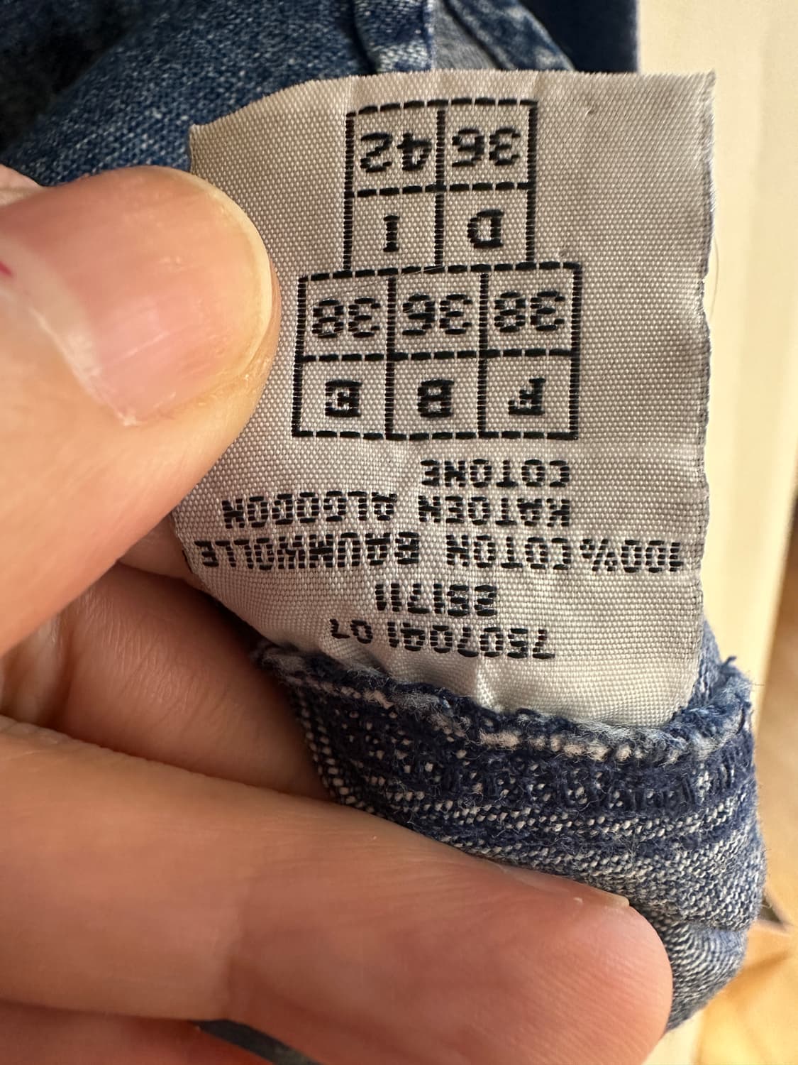 빈티지 청남방 셔츠 (38) 상품이미지5