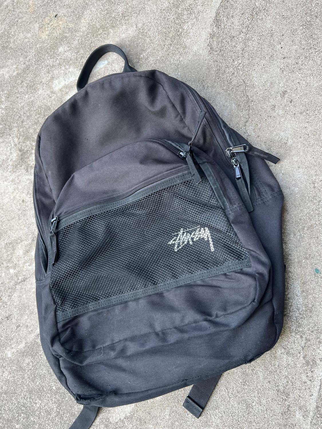 Stussy mesh backpack black 상품이미지2