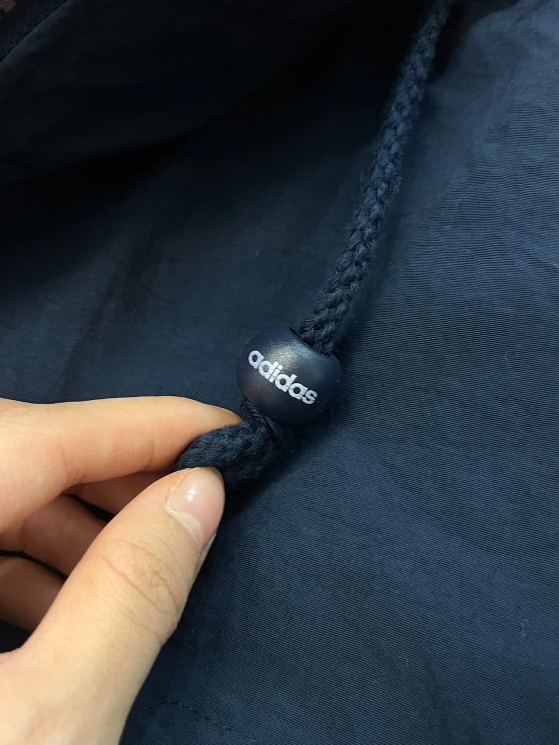 Adidas 올드 아디다스 사이드라인 레드/네이비 배색 후드 점퍼 상품이미지6