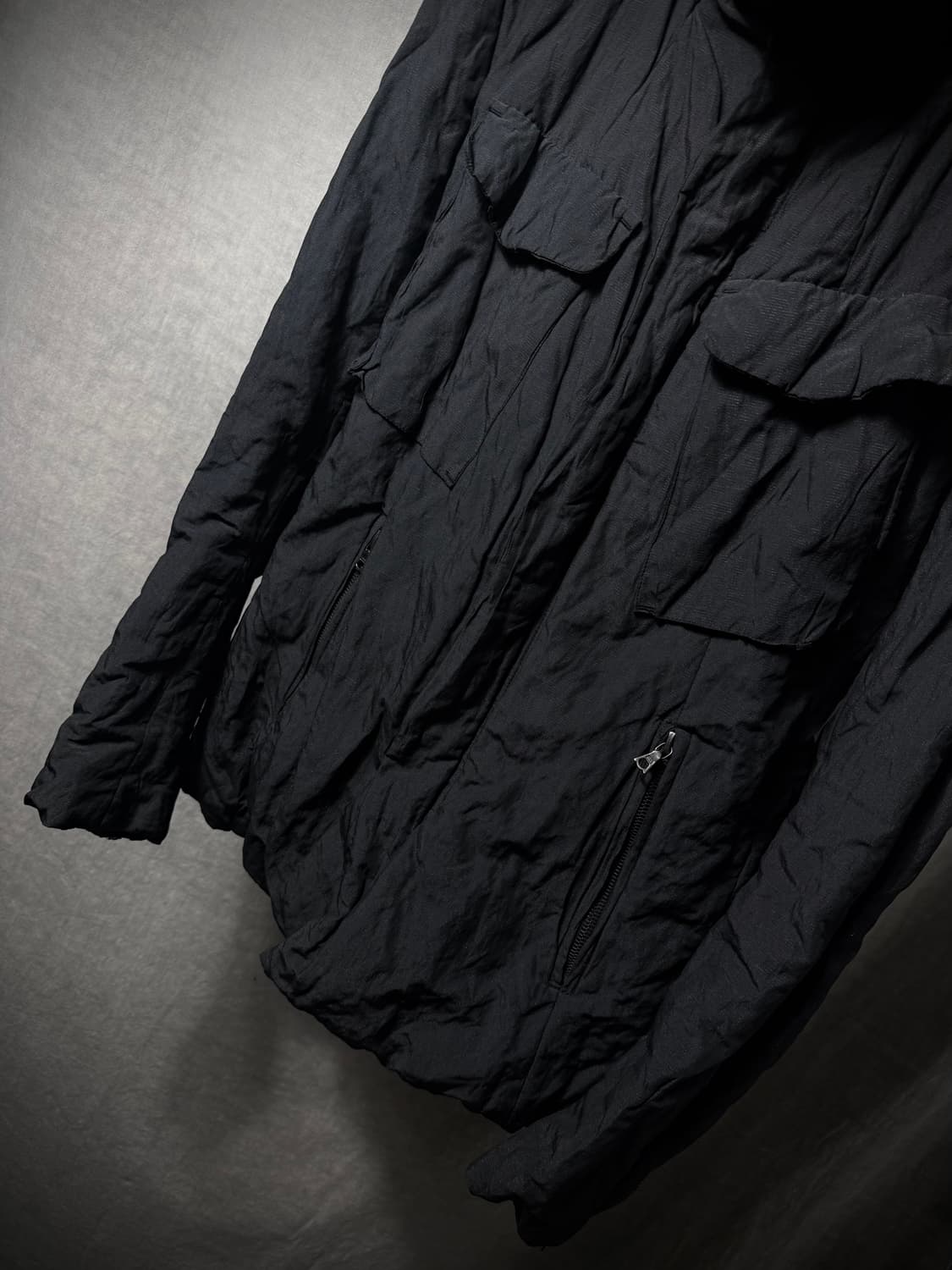 The Viridi Anne Crinkled Field Jacket    상품이미지2