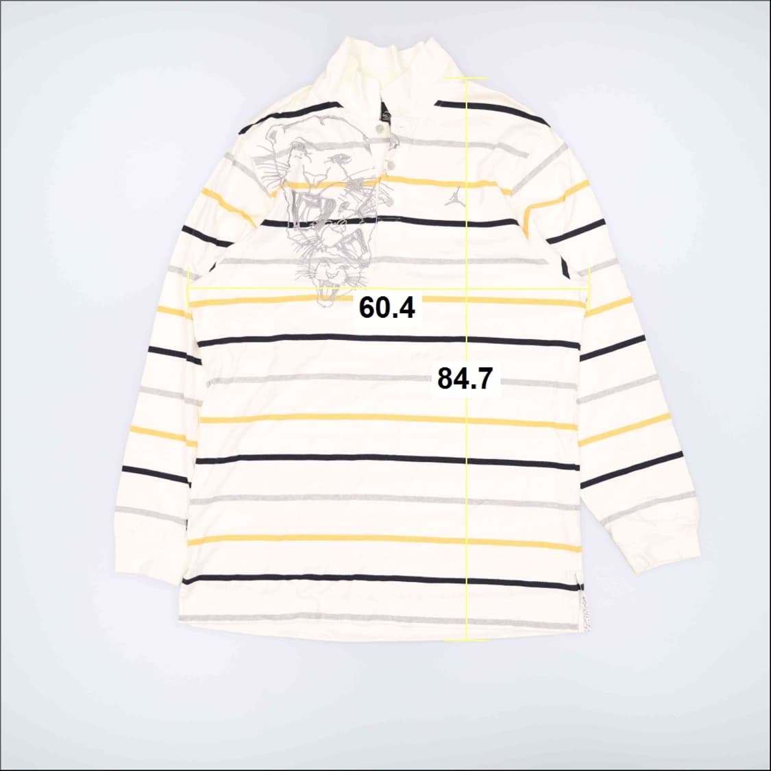 [2XL] 나이키 조던 배색 스트라이프 긴팔티 0106J 상품이미지5