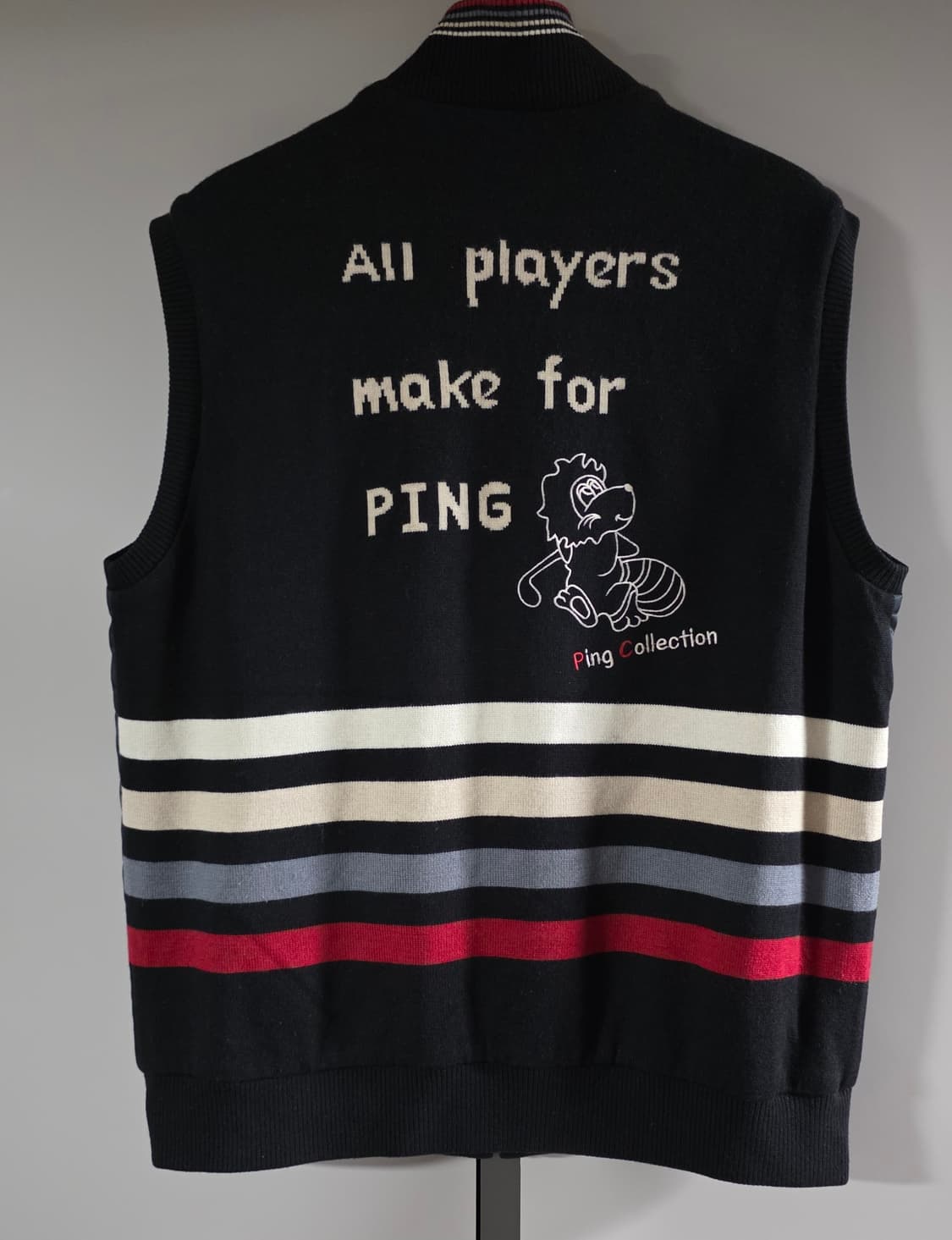 PING 핑 남자 골프웨어 패딩니트조끼.
싸이즈 105   상품이미지4