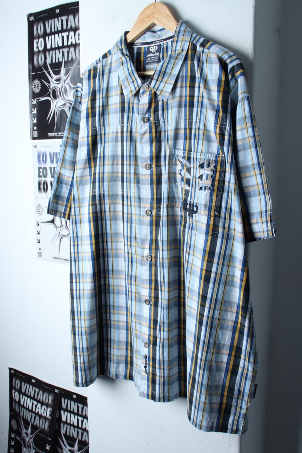 (2XL-3XL) 펠레펠레 반팔 카라 티셔츠 90S 년대-H31785 상품이미지1