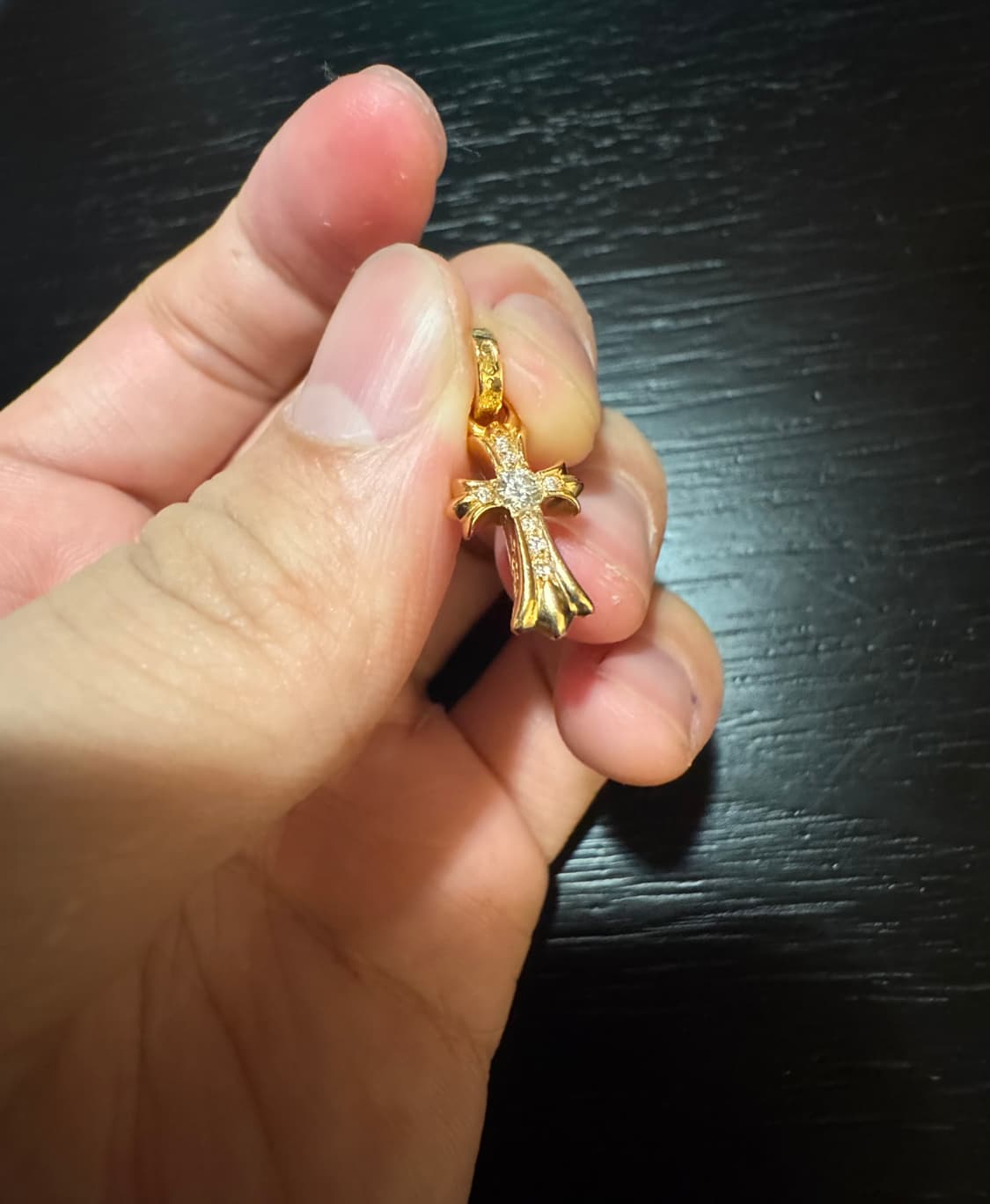 크롬하츠 22k 베이비 팻 파베 다이아 한스룸 상품이미지2