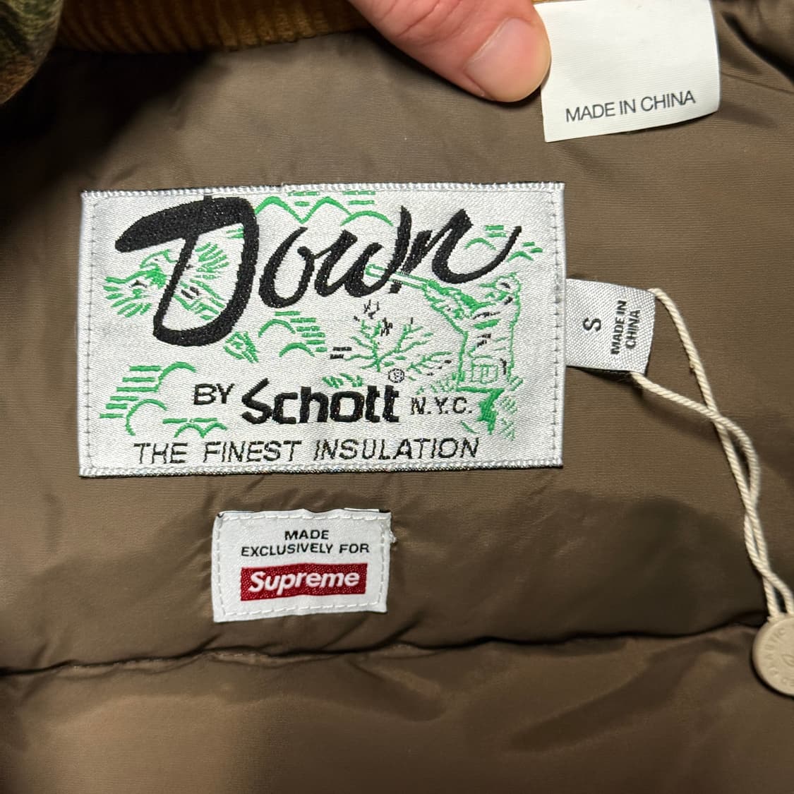 FW22 슈프림 x 쇼트 캔버스 덕 다운 트러커 자켓 상품이미지9
