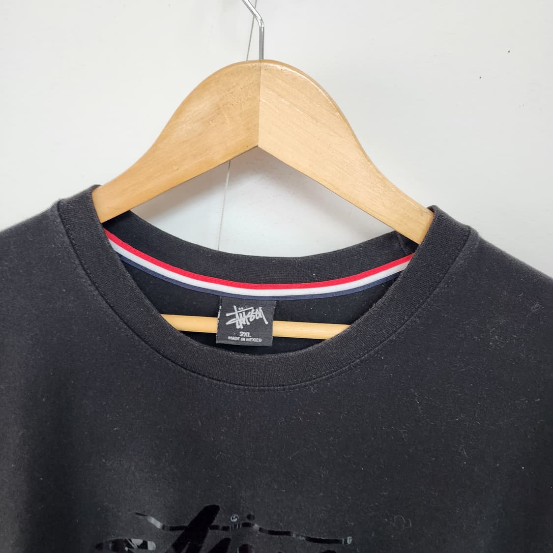 스투시 블랙 반팔 티셔츠 프린팅 상품이미지2