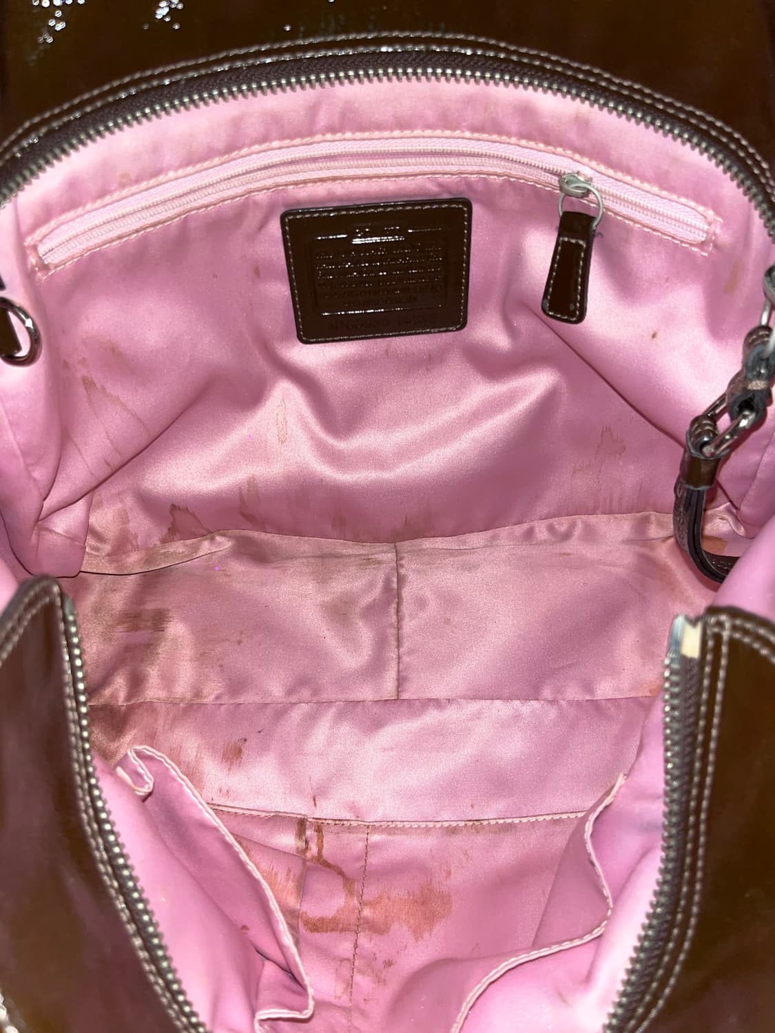 📦90ss Coach Basic Brown shoulder bag 상품이미지7