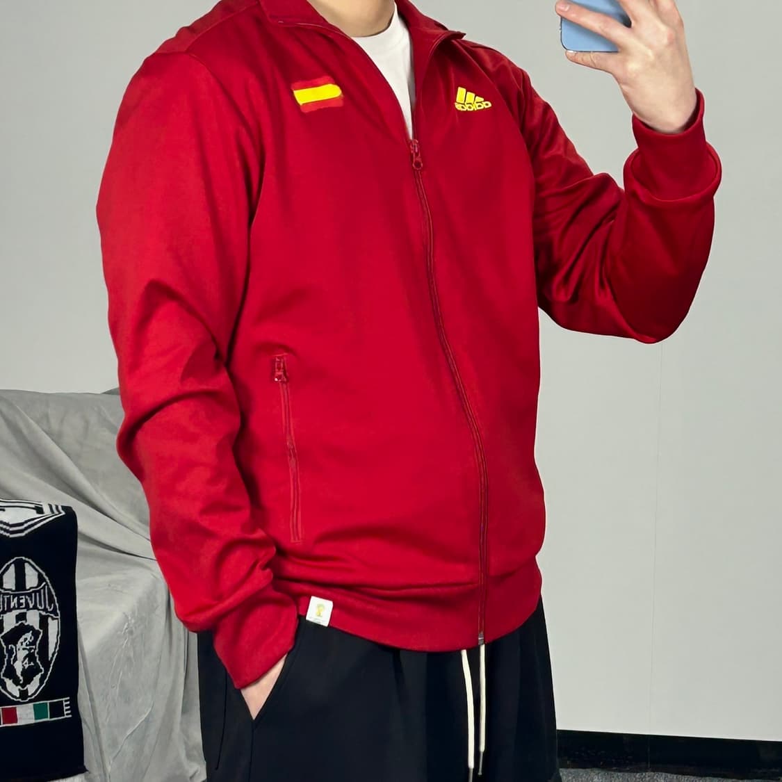 아디다스 14시즌 브라질 월드컵 스페인 트랙탑 져지 L  상품이미지1