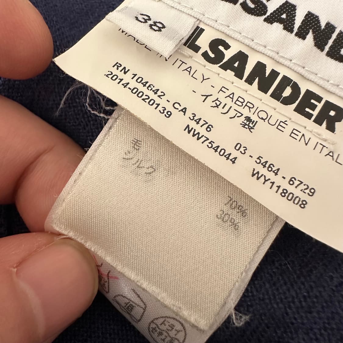 질샌더 jil sander 실크 혼방 니트 상품이미지7
